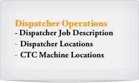Dispatcher Operations
- Dispatcher Job Description
Dispatcher Locations
CTC Machine Locations