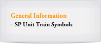 General Information
SP Unit Train Symbols